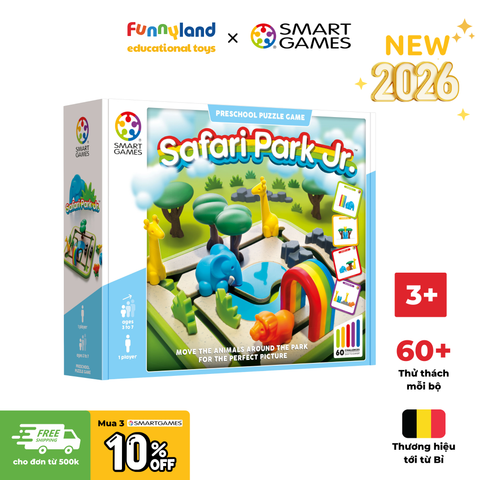 Đồ chơi trí tuệ Smartgames thử thách Safari Park Jr.