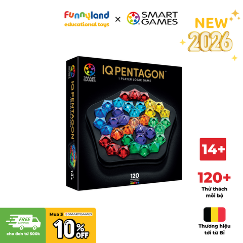 Đồ chơi trí tuệ Smartgames thử thách IQ Deluxe - Pentagon