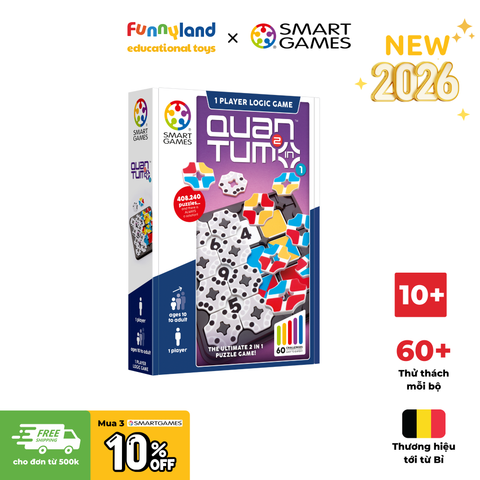 Đồ chơi trí tuệ Smartgames thử thách Quantum - 2 in 1 Puzzle