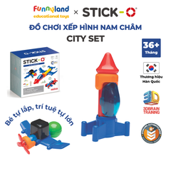 Đồ chơi xếp hình nam châm Hàn Quốc Stick-O CITY SET