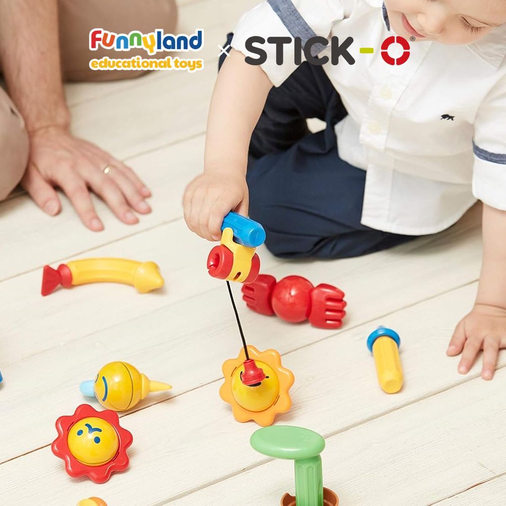 Đồ chơi xếp hình nam châm Hàn Quốc Stick-O FISHING SET