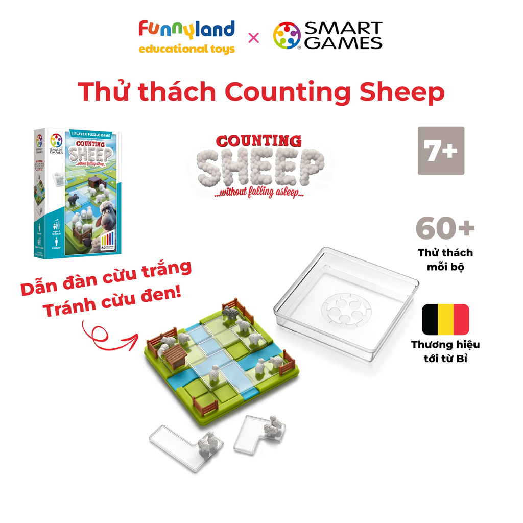 SmartGames - Thử thách Counting Sheep