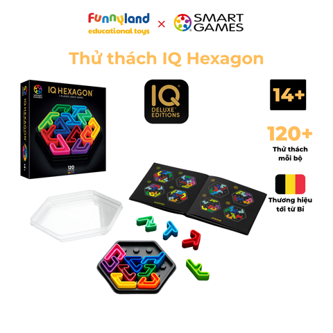 SmartGames - Thử thách IQ Deluxe - Hexagon