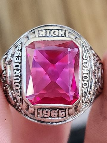  nhẫn mỹ bạc sterling xưa năm 1965 