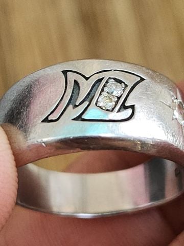  nhẫn mỹ xưa hợp kim đính xoàn thiên nhiên hàng hiệu ML 