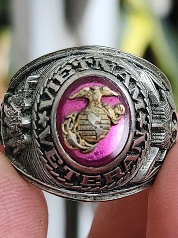  nhẫn mỹ xưa quân đội Vietnam veteran cc alpha 