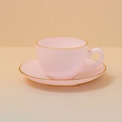 Bộ 1 cốc +1 đĩa tách café Hồng ngọc Ruby