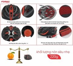 NÓN BẢO HIỂM THỂ THAO FORNIX NM9