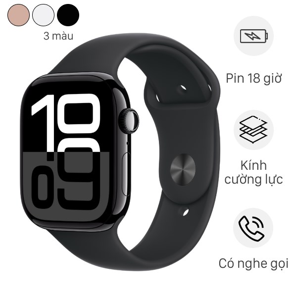 Apple Watch Series 10 GPS 42mm viền nhôm dây thể thao