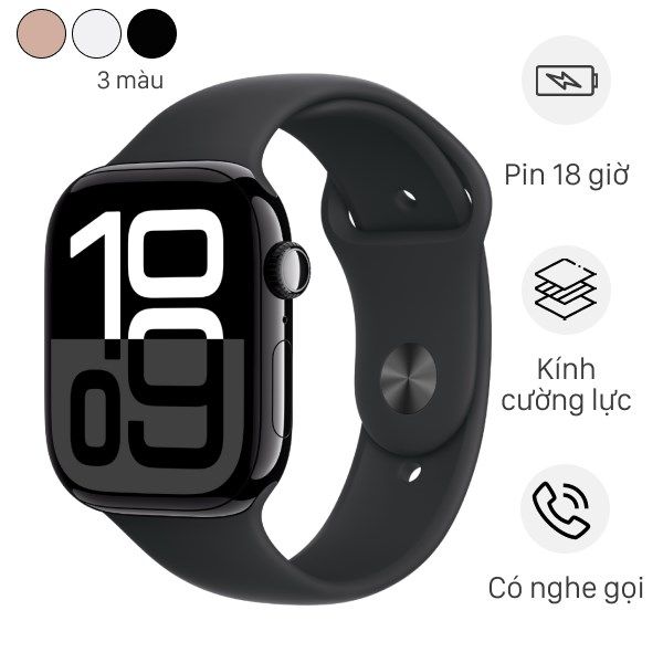 Apple Watch Series 10 GPS 42mm viền nhôm dây thể thao