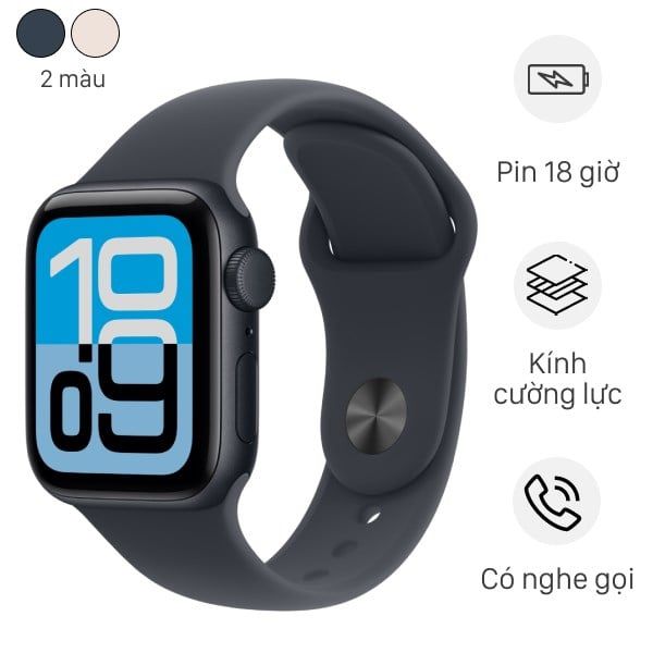 Apple Watch SE 3 GPS + Cellular 44mm viền nhôm dây thể thao