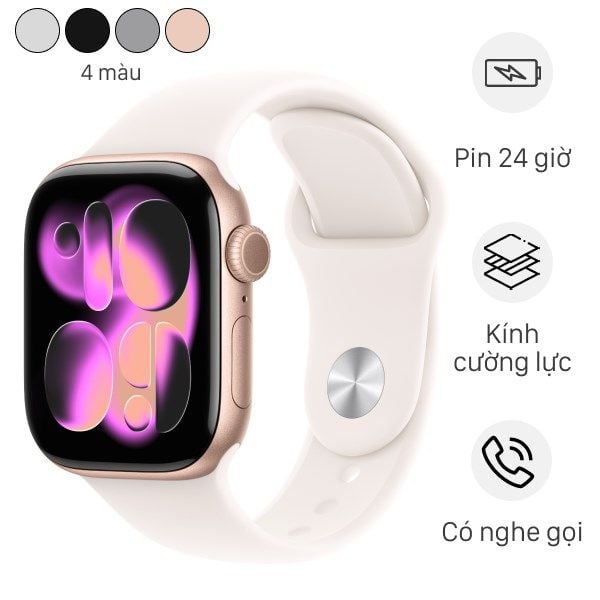 Apple Watch Series 11 GPS 42mm - 46mm viền nhôm dây thể thao