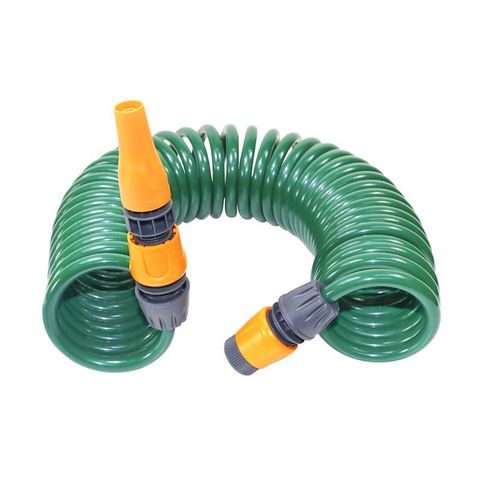 Bộ vòi tưới cây dây xoắn 10 mét GF7204 - Ý