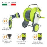 Bộ xe cuộn ống nước tưới cây 25 mét GF5820 - Ý