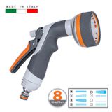 Vòi tưới cầm tay inox 8 chế độ phun GF3927 - Ý