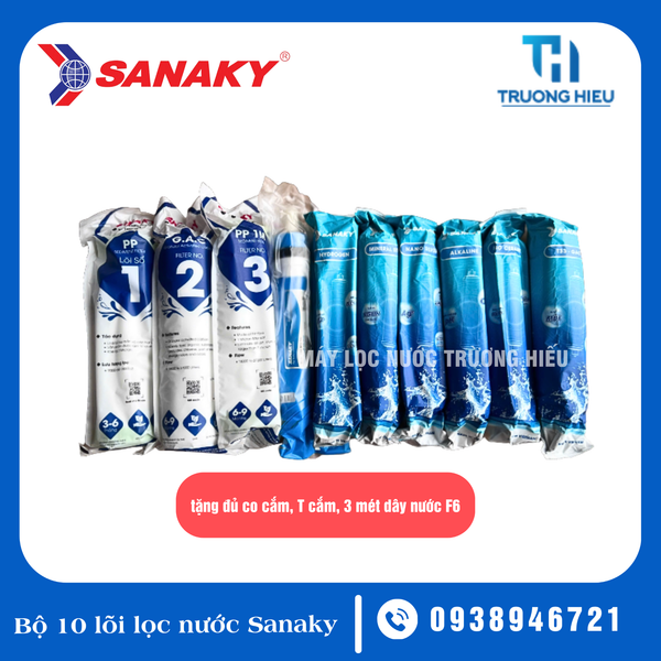 Bộ 10 Lõi Lọc Nước SANAKY