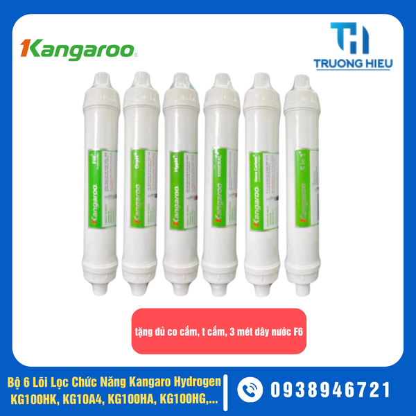 Bộ 6 Lõi Lọc Chức Năng Kangaroo Hydrogen ( Lõi 5 6 7 8 9 10)