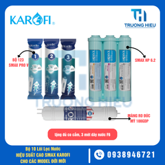 Bộ 10 Lõi Lọc Nước KAROFI (ĐỜI MỚI)