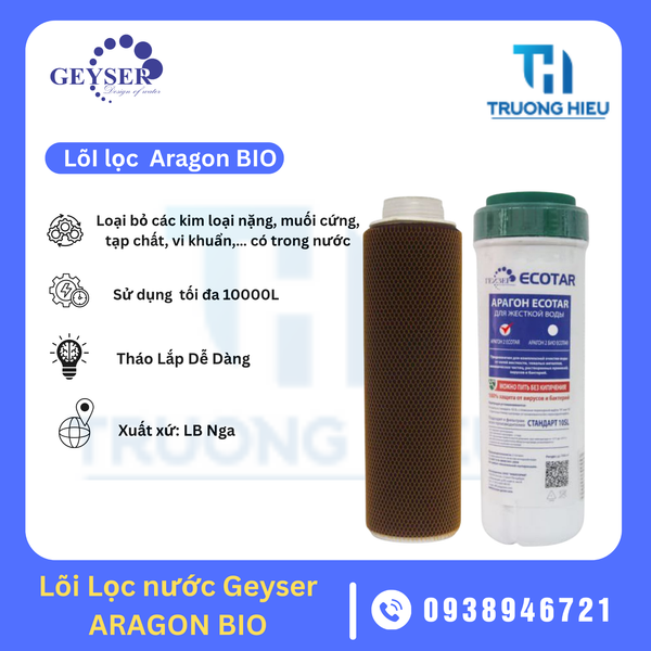 Lõi Lọc Nước Geyser - Aragon BIO