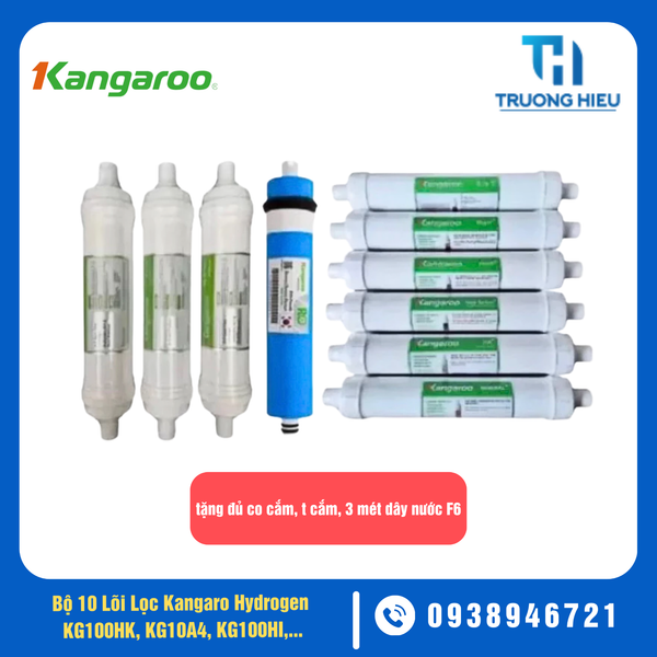 Bộ 10 Lõi Lọc Nước Kangaroo KG100HK - KG10A4