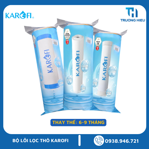 Bộ 8 Lõi Lọc Nước Karofi (Đời Cũ)