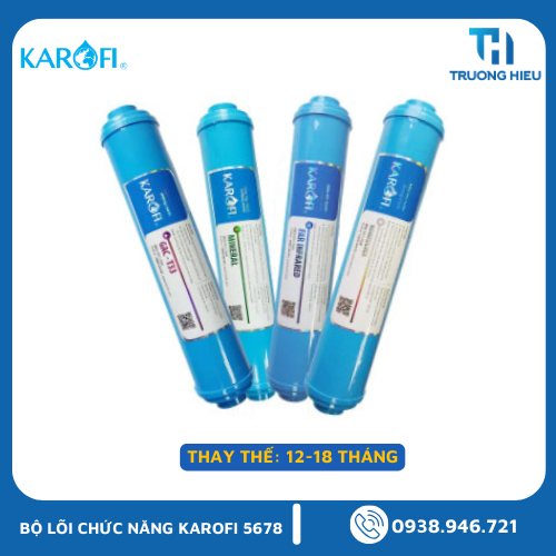 Bộ 8 Lõi Lọc Nước Karofi (Đời Cũ)