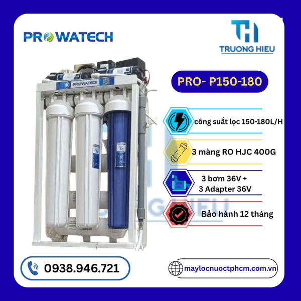 MÁY LỌC NƯỚC BÁN CÔNG NGHIỆP PROWATECH PRO-P150-180 (150-180L/H)