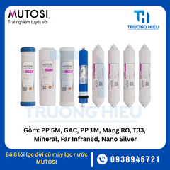 Bộ 8 lõi lọc máy lọc nước Mutosi