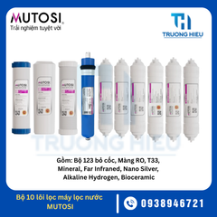 Bộ 10 lõi lọc máy lọc nước Mutosi
