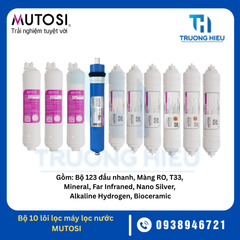 Bộ 10 lõi lọc máy lọc nước Mutosi