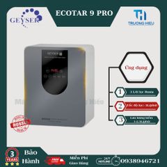 Máy lọc nước ion kiềm giàu hydro Geyser Ecotar 9 Pro