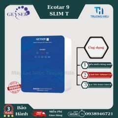 Máy lọc nước ion kiềm giàu hydro Geyser Ecotar 9 Slim T