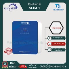 Máy lọc nước ion kiềm giàu hydro Geyser Ecotar 9 Slim T