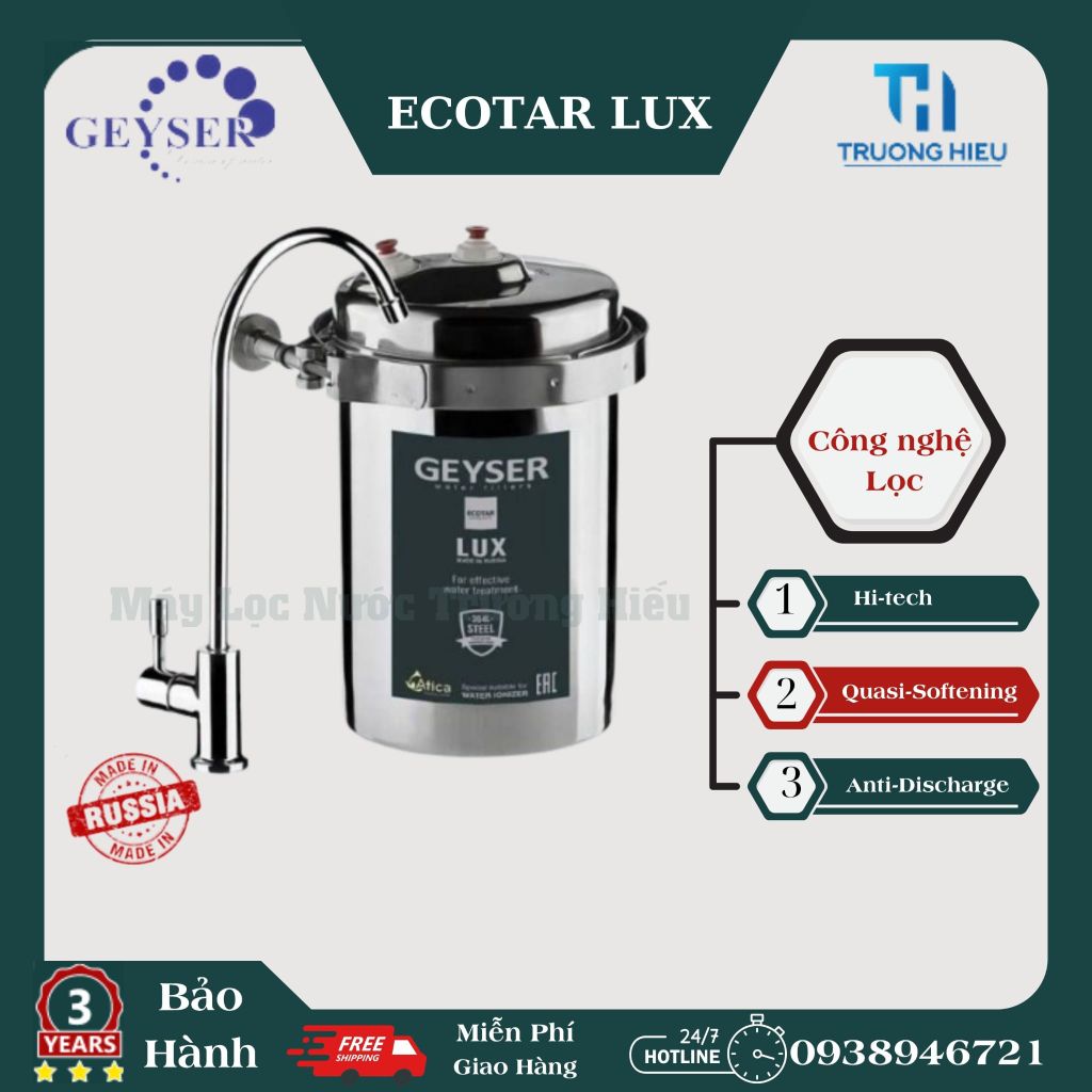 Máy lọc nước chuẩn khoáng Geyser Ecotar Lux – Nhập khẩu nguyên chiếc châu Âu