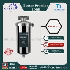 Cột lọc nước sinh hoạt phòng tắm Geyser Ecotar Premier 10BB