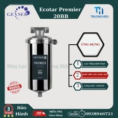 Cột lọc nước sinh hoạt phòng tắm Geyser Ecotar Premier 10BB