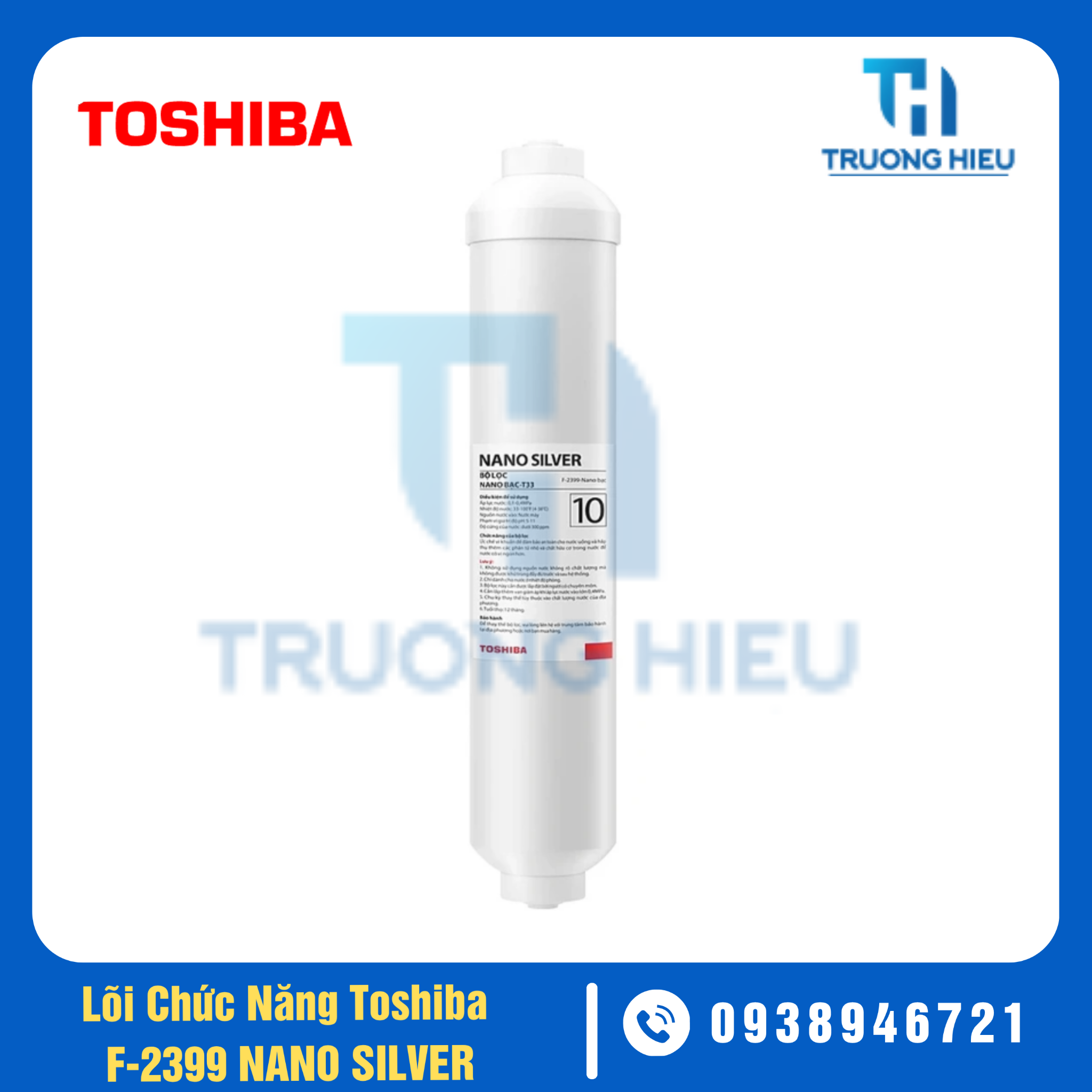 Lõi lọc chức năng Toshiba F-2399-Nano Silver