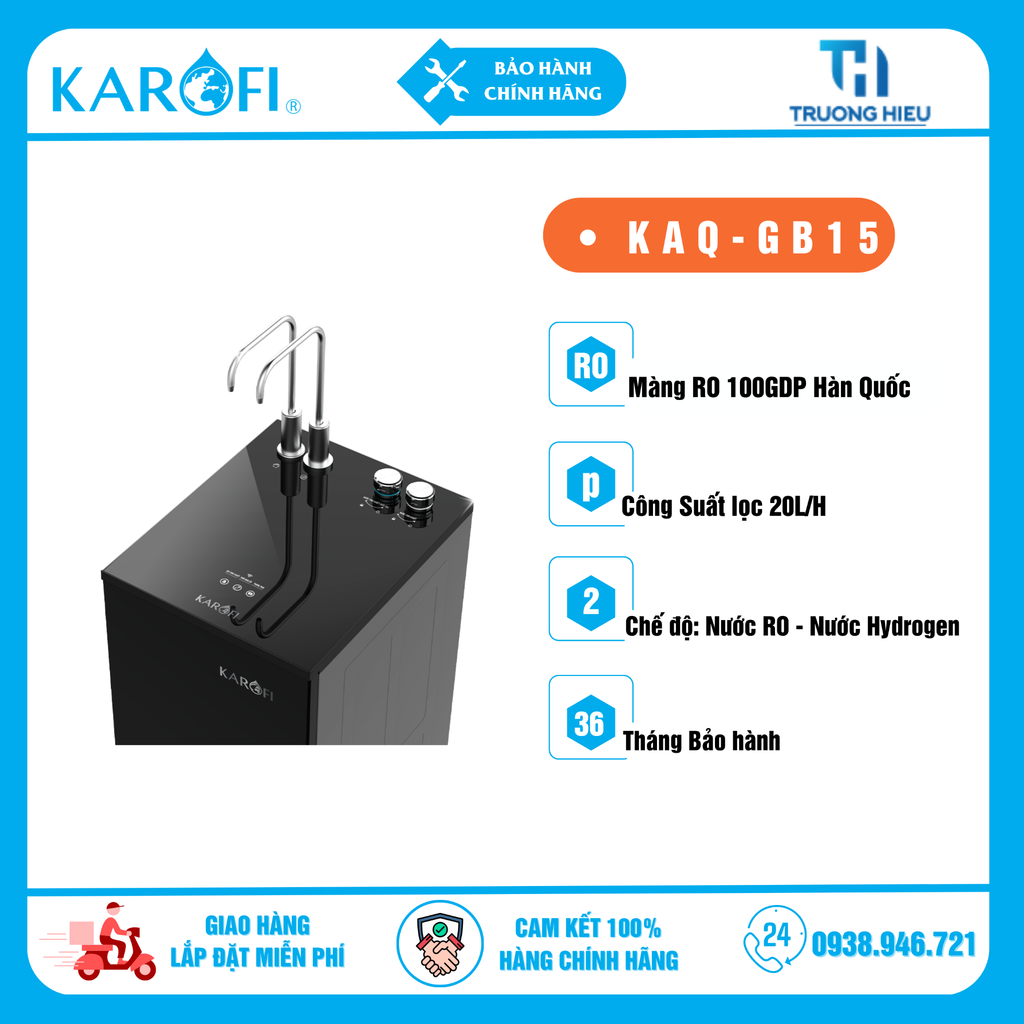 MÁY LỌC NƯỚC RO KAROFI KAQ-GB15