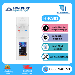 Cây nước nóng lạnh hút bình Hòa Phát HHC383