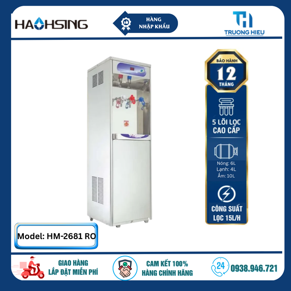 MÁY LỌC NƯỚC NÓNG LẠNH HAOHSING HM-2681 RO