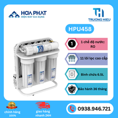 Máy lọc nước để gầm Hòa Phát HPU458 11 lõi lọc
