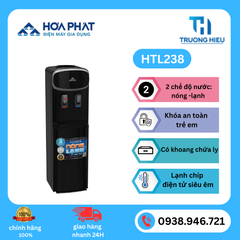 Cây nước nóng lạnh úp bình Hòa Phát HTL238