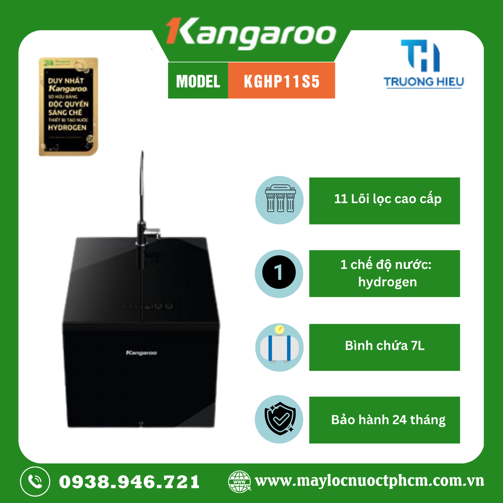 Máy lọc nước Kangaroo Hydrogen Infinity KGHP11S5