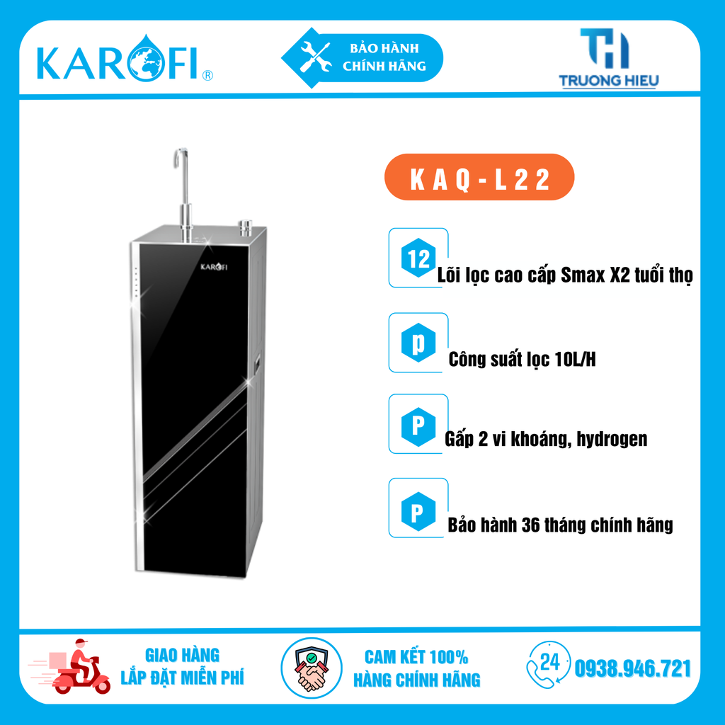 MÁY LỌC NƯỚC RO KAROFI KAQ-L22
