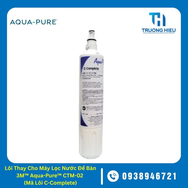 Lõi Thay Cho Máy Lọc Nước Để Bàn 3M™ Aqua-Pure™ CTM-02 (Mã Lõi C-Complete)