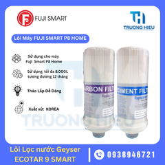 BỘ 2 LÕI LỌC MÁY LỌC NƯỚC ION KIỀM FUJI P8 HOME