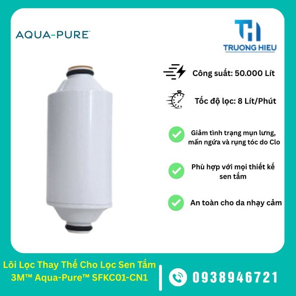 Lõi Lọc Thay Thế Cho Lọc Sen Tắm 3M™ Aqua-Pure™ SFKC01-CN1