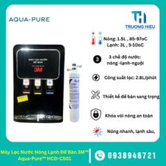 Máy Lọc Nước Nóng Lạnh Để Bàn 3M Aqua-Pure HCD-CS01