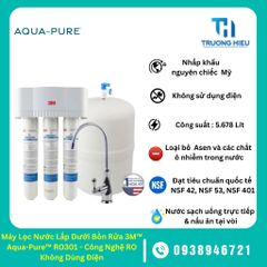 Máy Lọc Nước Lắp Dưới Bồn Rửa 3M™ Aqua-Pure™ RO301 - Công Nghệ RO Không Dùng Điện