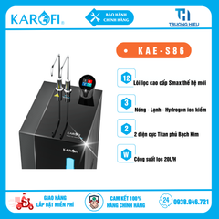 Máy lọc nước nóng lạnh Hydro-ion kiềm Karofi KAE-S86